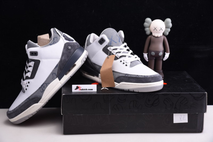 nike air jordan 3 kaws companion grey