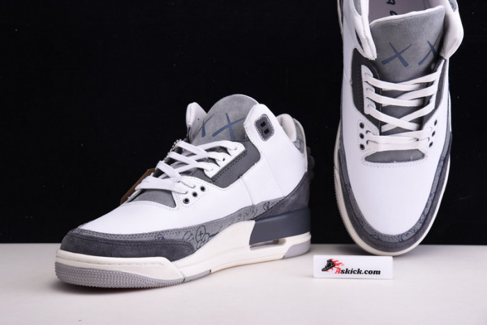nike air jordan 3 kaws companion grey
