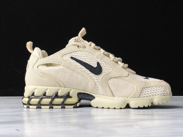 nike air zoom spiridon cage 2 stussy fossil cq5486-200