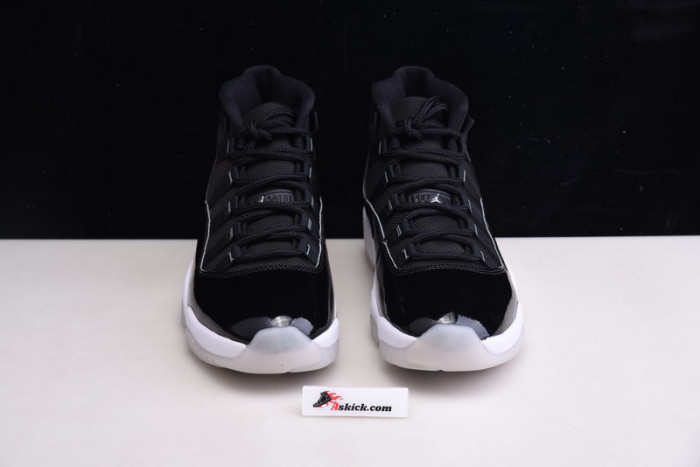 air jordan 11 black clear metallic silver ct8012-011