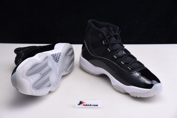 air jordan 11 black clear metallic silver ct8012-011