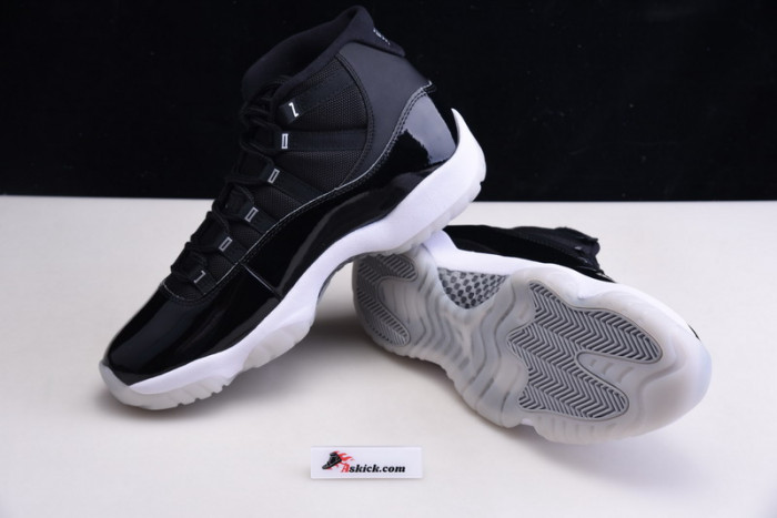 air jordan 11 black clear metallic silver ct8012-011
