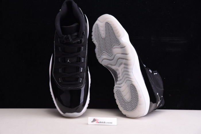 air jordan 11 black clear metallic silver ct8012-011