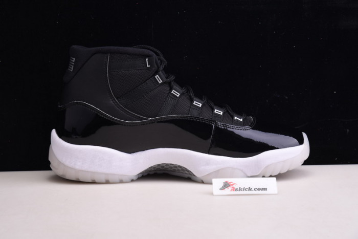 air jordan 11 black clear metallic silver ct8012-011