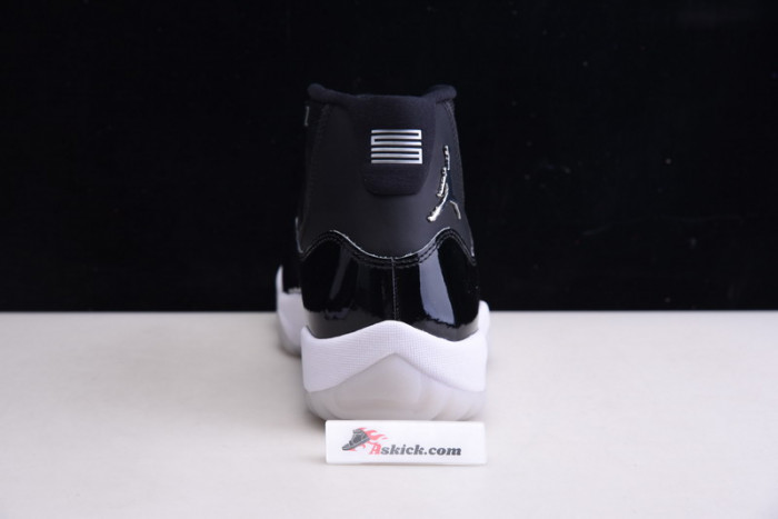 air jordan 11 black clear metallic silver ct8012-011