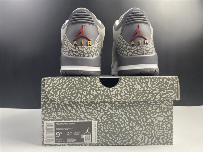 air jordan 3 retro cool grey (2021) ct8532-012