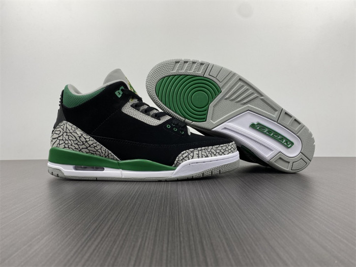 air jordan 3 retro pine green ct8532-030