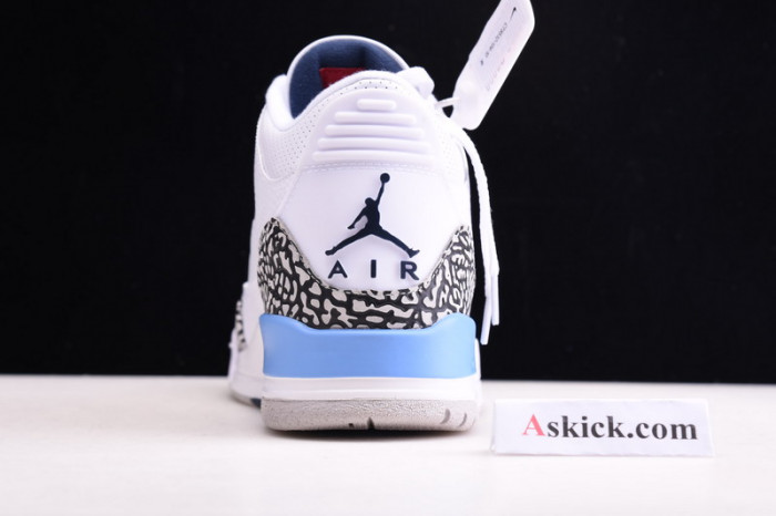 air jordan 3 retro unc (2020) ct8532-104
