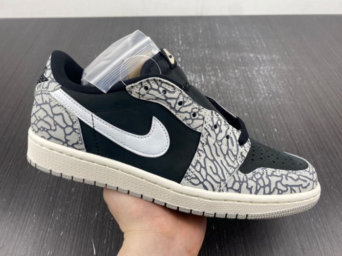air jordan 1 retro low og black cement cz0790-001