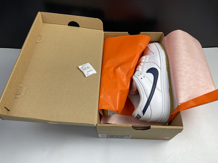 nike sb dunk low orange label white navy cz2249-100