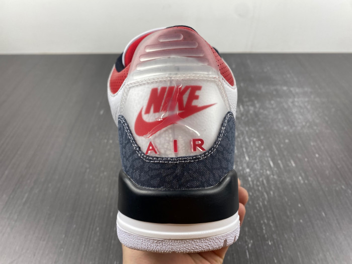 air jordan 3 retro se fire red denim (2020) cz6431-100