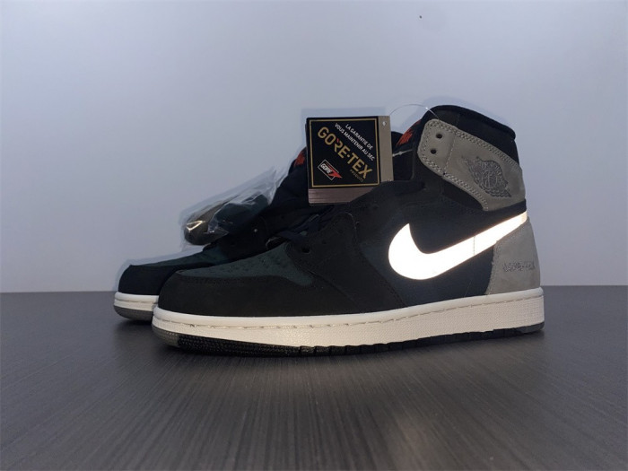 air jordan 1 retro high element gore-tex black particle grey db2889-001