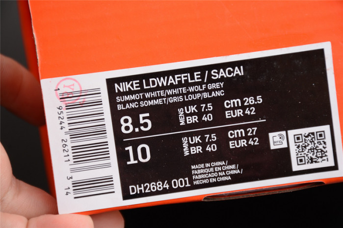 nike ld waffle sf sacai fragment grey dh2684-001