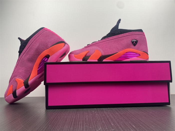 air jordan 14 low wmns “shocking pin” dh4121-600