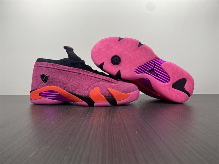 air jordan 14 low wmns “shocking pin” dh4121-600