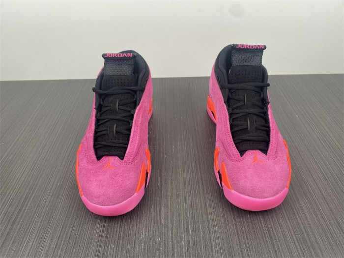 air jordan 14 low wmns “shocking pin” dh4121-600