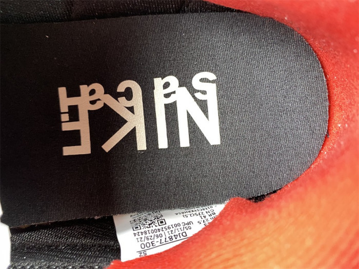 nike ld waffle sacai undercover university red dj4877-300