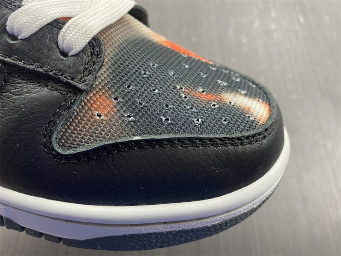 nike dunk low graffiti black red dm0108-001