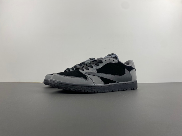 travis scott x air jordan 1 black grey dm7866-775