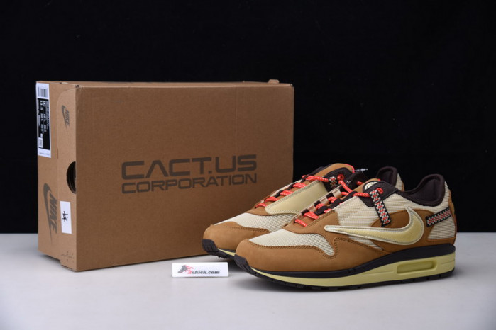 travis scott x nike air max 1 wheat do9392-701