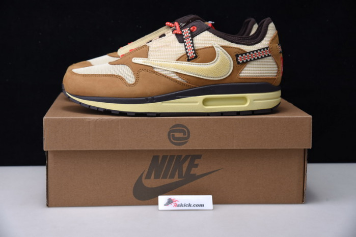 travis scott x nike air max 1 wheat do9392-701