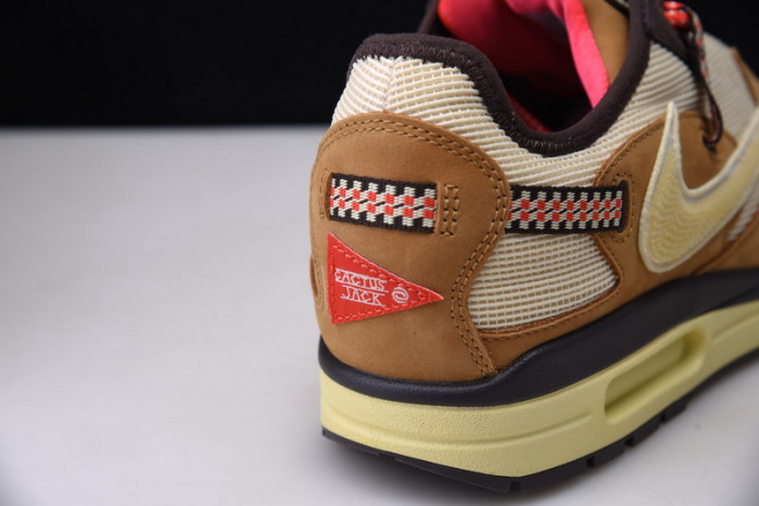 travis scott x nike air max 1 wheat do9392-701