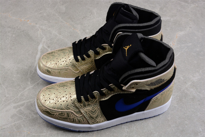 air jordan 1 high zoom air cmft gold laser dq0659-700