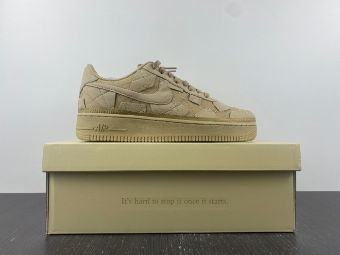 billie eilish x nike air force 1 low “mushroom” dq4137-200