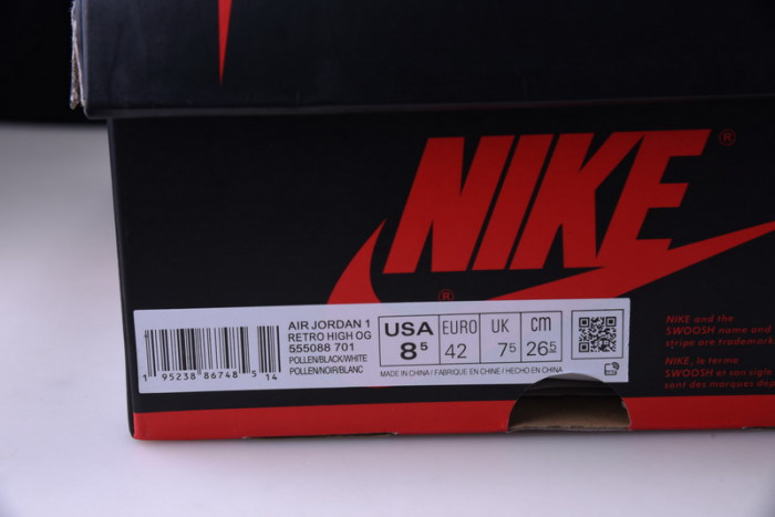 air jordan 1 high og “pollen” 555088-701