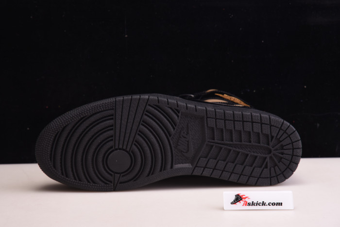 air jordan 1 retro high black metallic gold (2020) 555088-032