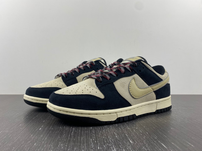nike dunk low “navy suede” dv3054-001