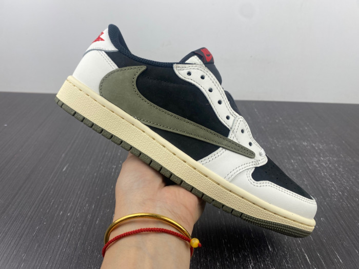 travis scott x air jordan 1 low og “olive” dz4137-106