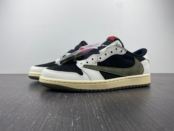 travis scott x air jordan 1 low og “olive” dz4137-106