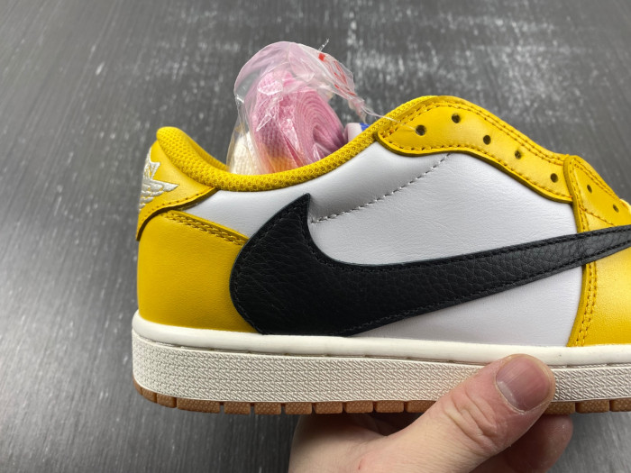 travis scott x air jordan 1 low og “canary dz4137-700
