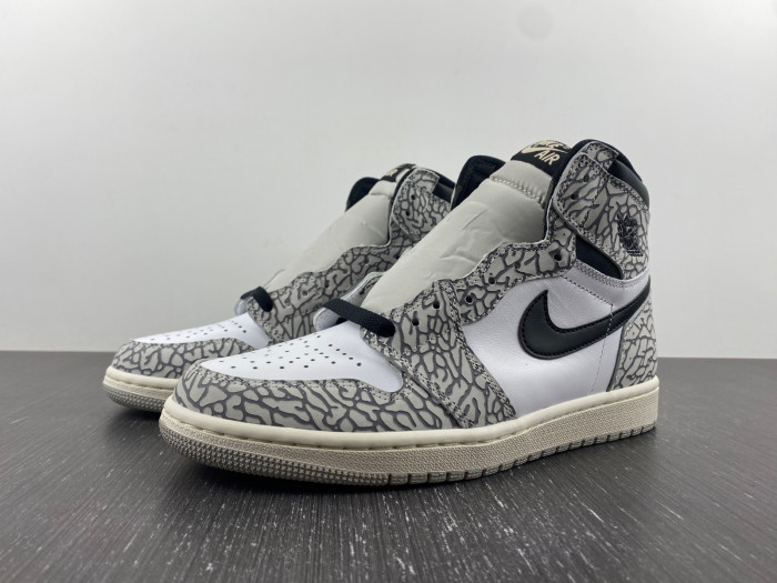 air jordan 1 high og “white cement” dz5485-052