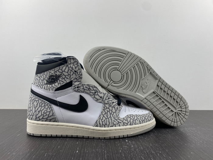 air jordan 1 high og “white cement” dz5485-052