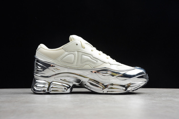 a*d*das ozweego raf simons cream white silver metallic ee7945