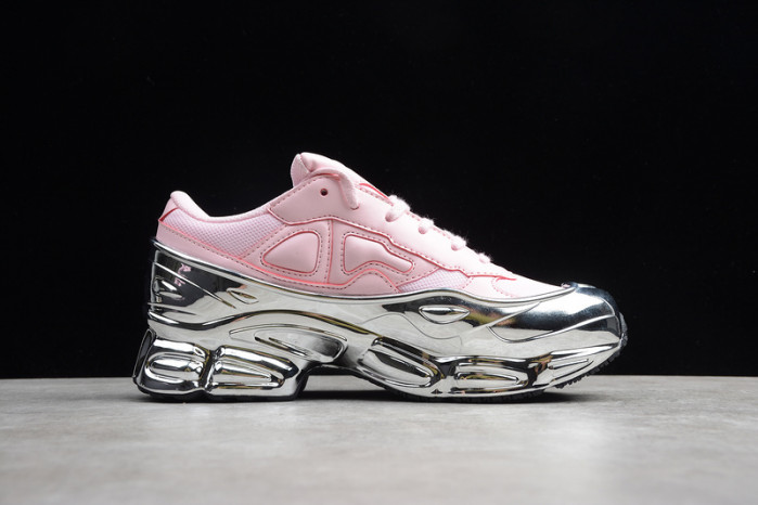 a*d*das ozweego raf simons clear pink silver metallic ee7947
