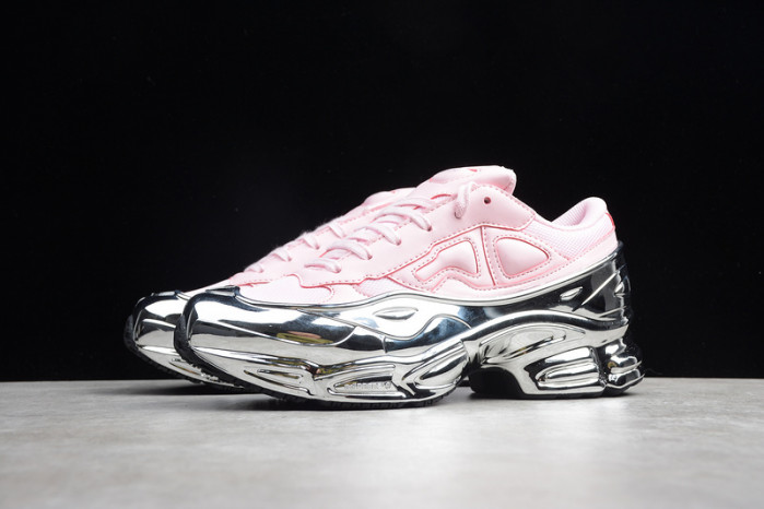 a*d*das ozweego raf simons clear pink silver metallic ee7947