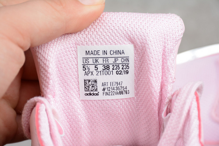 a*d*das ozweego raf simons clear pink silver metallic ee7947