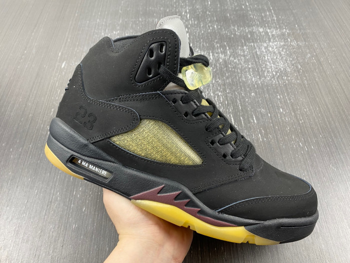 a ma maniére x air jordan 5 “black” fd1330-001