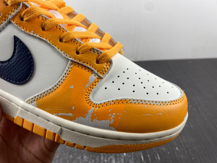 nike dunk low wear and tear yellow fn3418-100