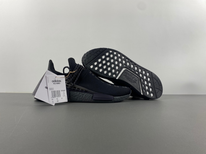 a*d*das nmd hu pharrell human race triple black pack gx2487