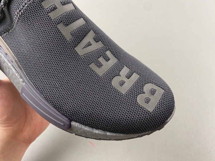 a*d*das nmd hu pharrell human race triple black pack gx2487