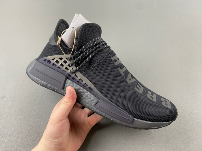 a*d*das nmd hu pharrell human race triple black pack gx2487