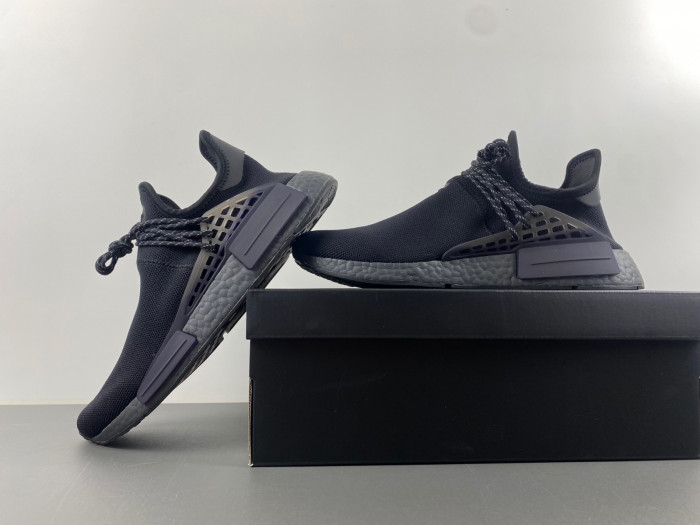 a*d*das nmd hu pharrell human race triple black pack gx2487