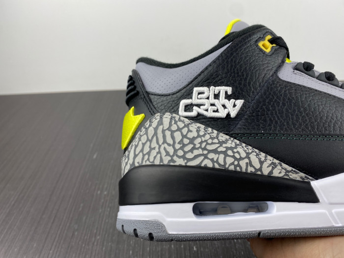 air jordan 3 retro oregon ducks pit crew black