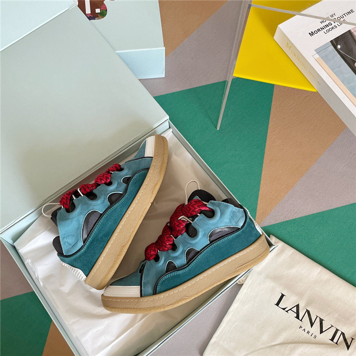 lanv1n leather curb sneakers