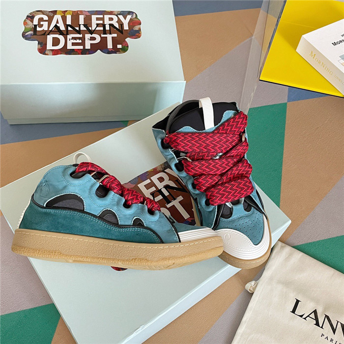 lanv1n leather curb sneakers