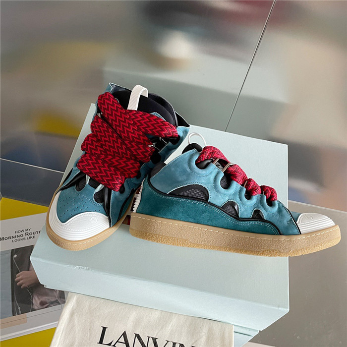 lanv1n leather curb sneakers